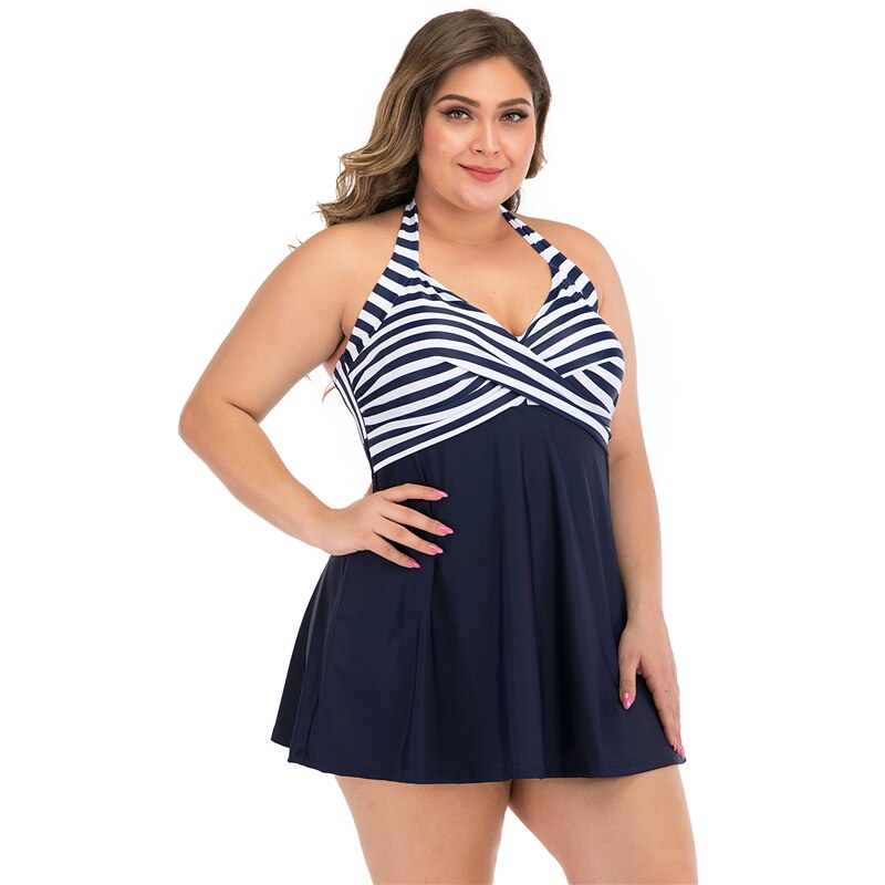 Sexy One-Piece Suits Plus Size Swimwear Women Swimsuit One Piece Swim Suits Monokini Trikini Swimming Suit for Women Swim Dress
