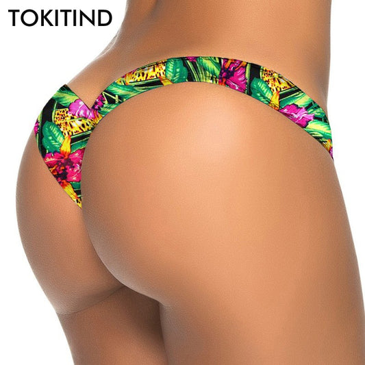 Hot Sexy Thong Bikini Swimwear Women Thong Bathing Suits Swimsuit Brazilian Biquini Fashion Thong Bikinis Thong Swimming Suit