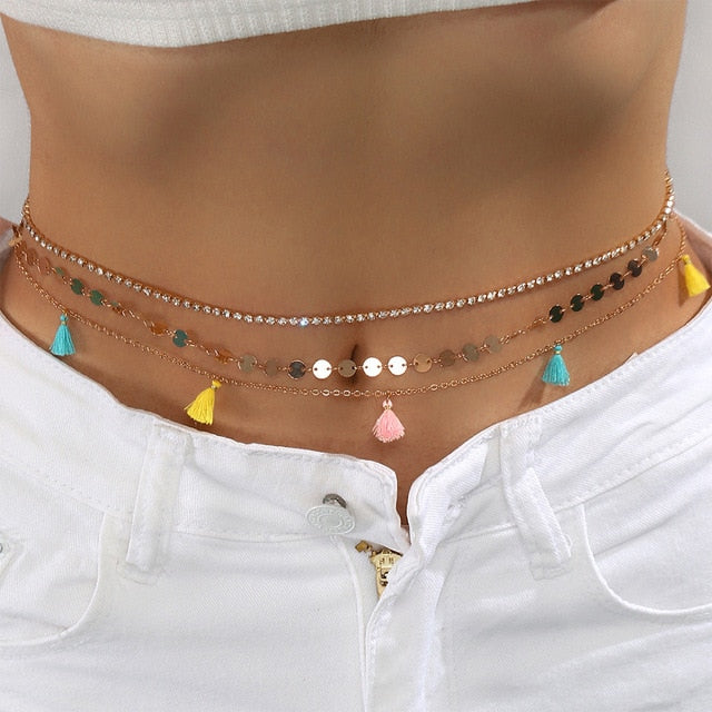 1pcs Belly Waist Chain Body Jewelry Women Sexy Chain Bikini Beach Body Chain Vintage Charm Jewelry