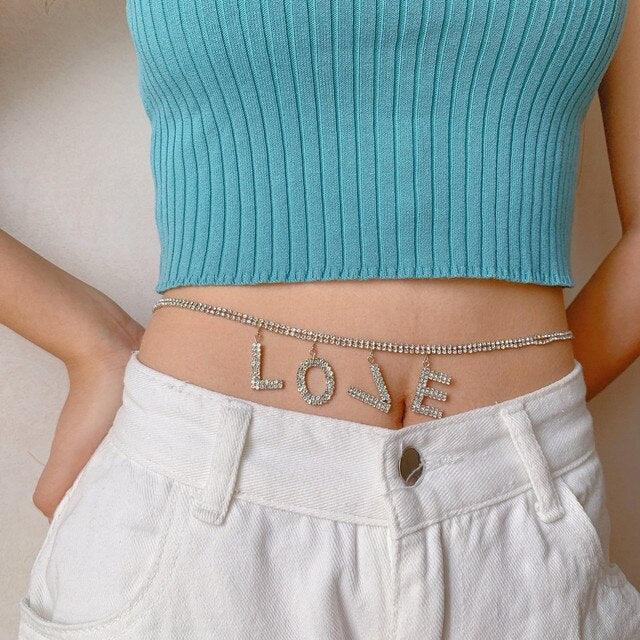 1pcs Belly Waist Chain Body Jewelry Women Sexy Chain Bikini Beach Body Chain Vintage Charm Jewelry
