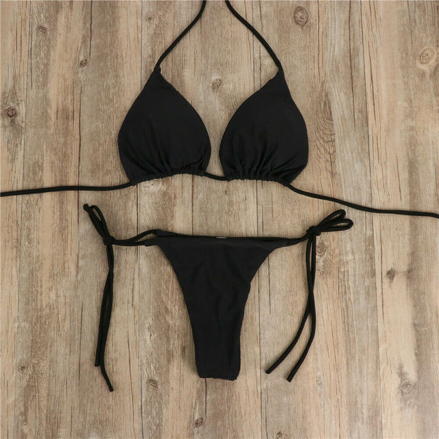 Brazilian Push Up Padded Thong Bikini Set