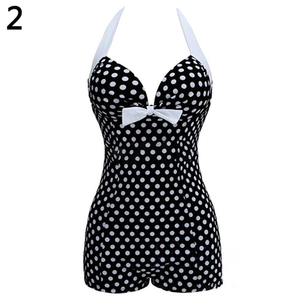 Sexy Monokini Women Playsuits Dotted Print One Piece Bikinis Swimsuit Women Swimming Suit Female Bodysuits biquinis feminino