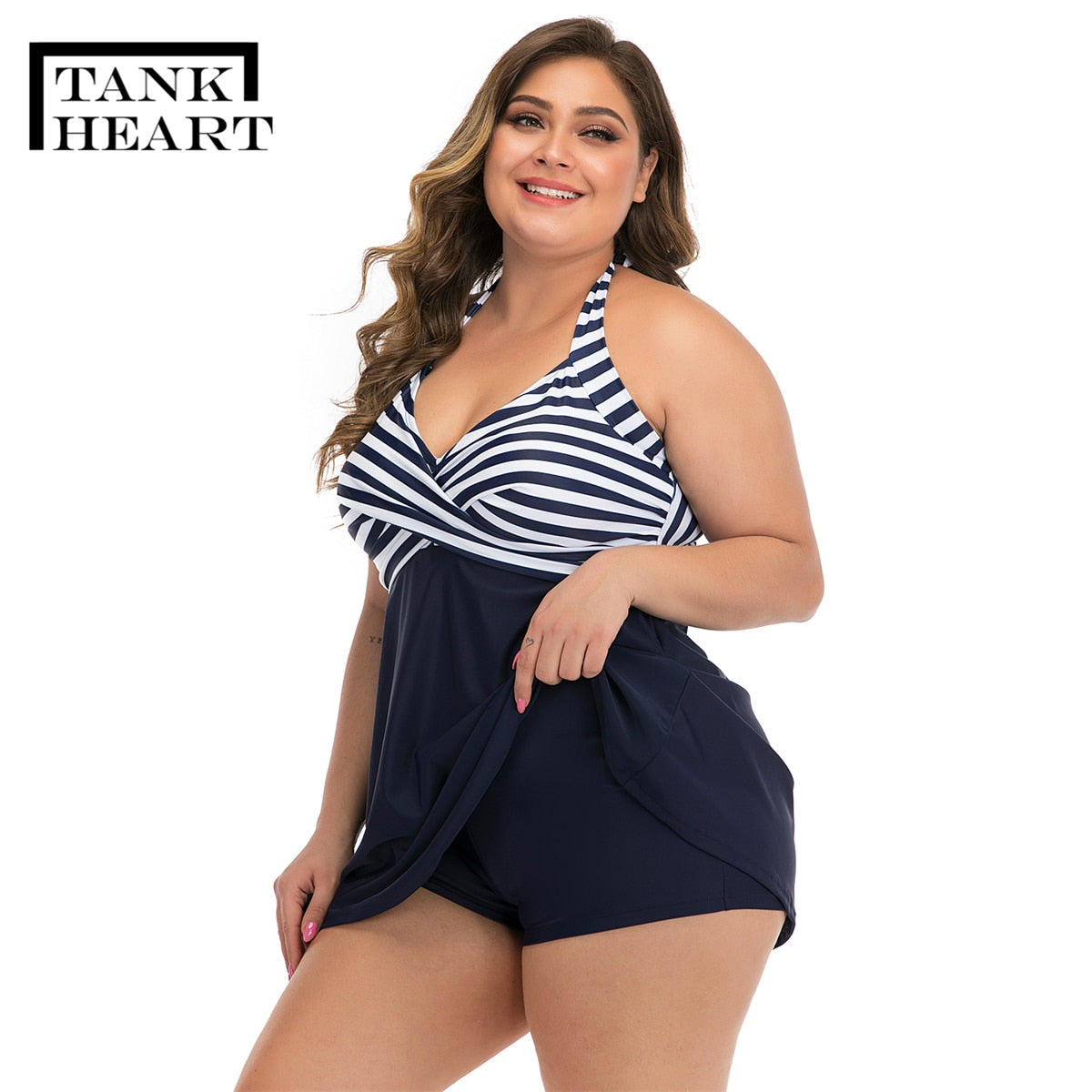 Sexy One-Piece Suits Plus Size Swimwear Women Swimsuit One Piece Swim Suits Monokini Trikini Swimming Suit for Women Swim Dress