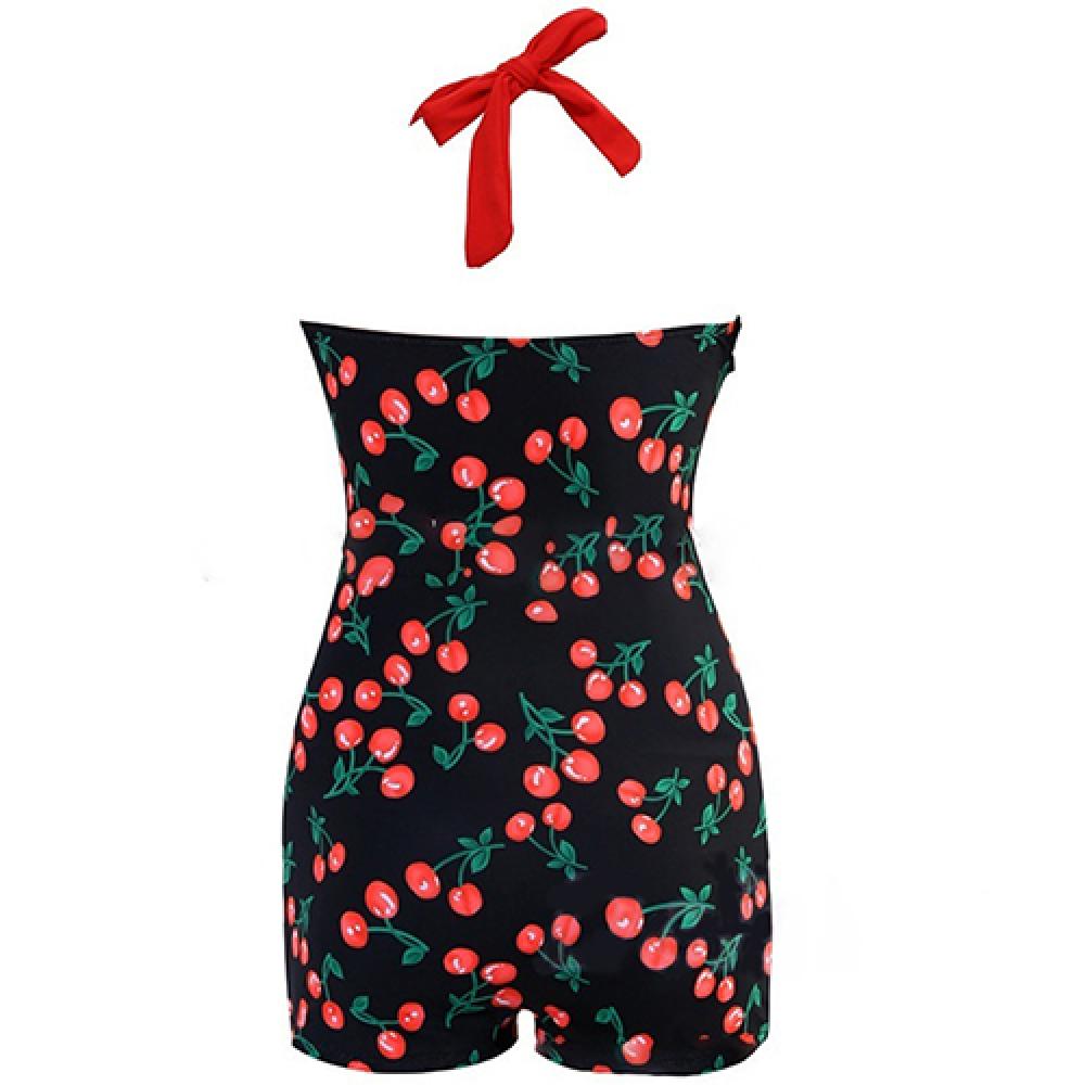 Sexy Monokini Women Playsuits Dotted Print One Piece Bikinis Swimsuit Women Swimming Suit Female Bodysuits biquinis feminino