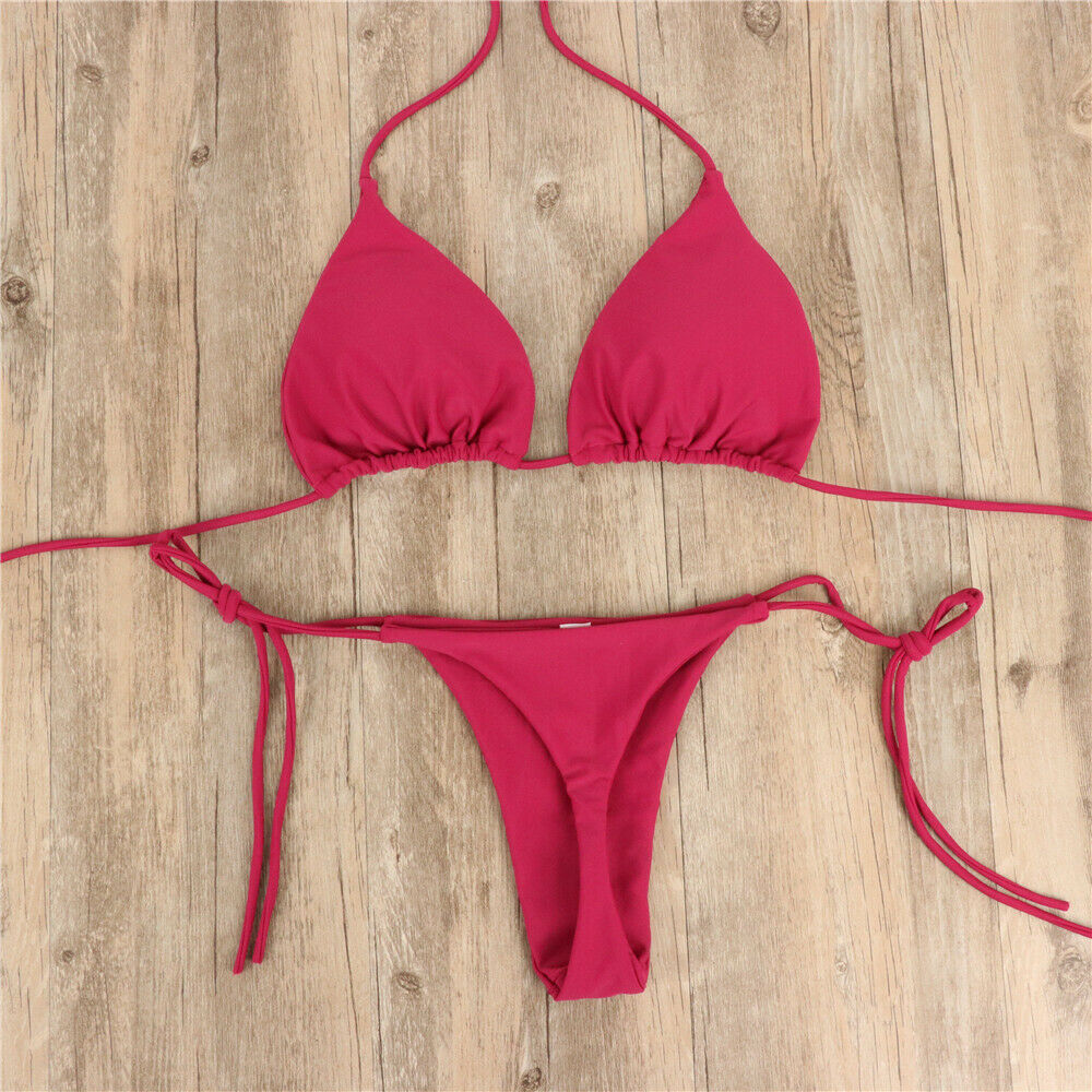 Brazilian Push Up Padded Thong Bikini Set