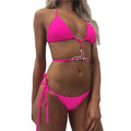 2019 Summer Swimwear Women Sequin Rhinestone Crystal Diamond Thong Bikini Set Brazilian Bikinis Swimsuit Bathing Suit