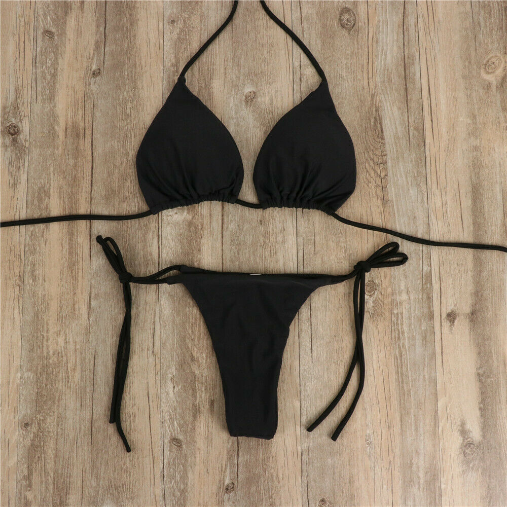 Brazilian Push Up Padded Thong Bikini Set