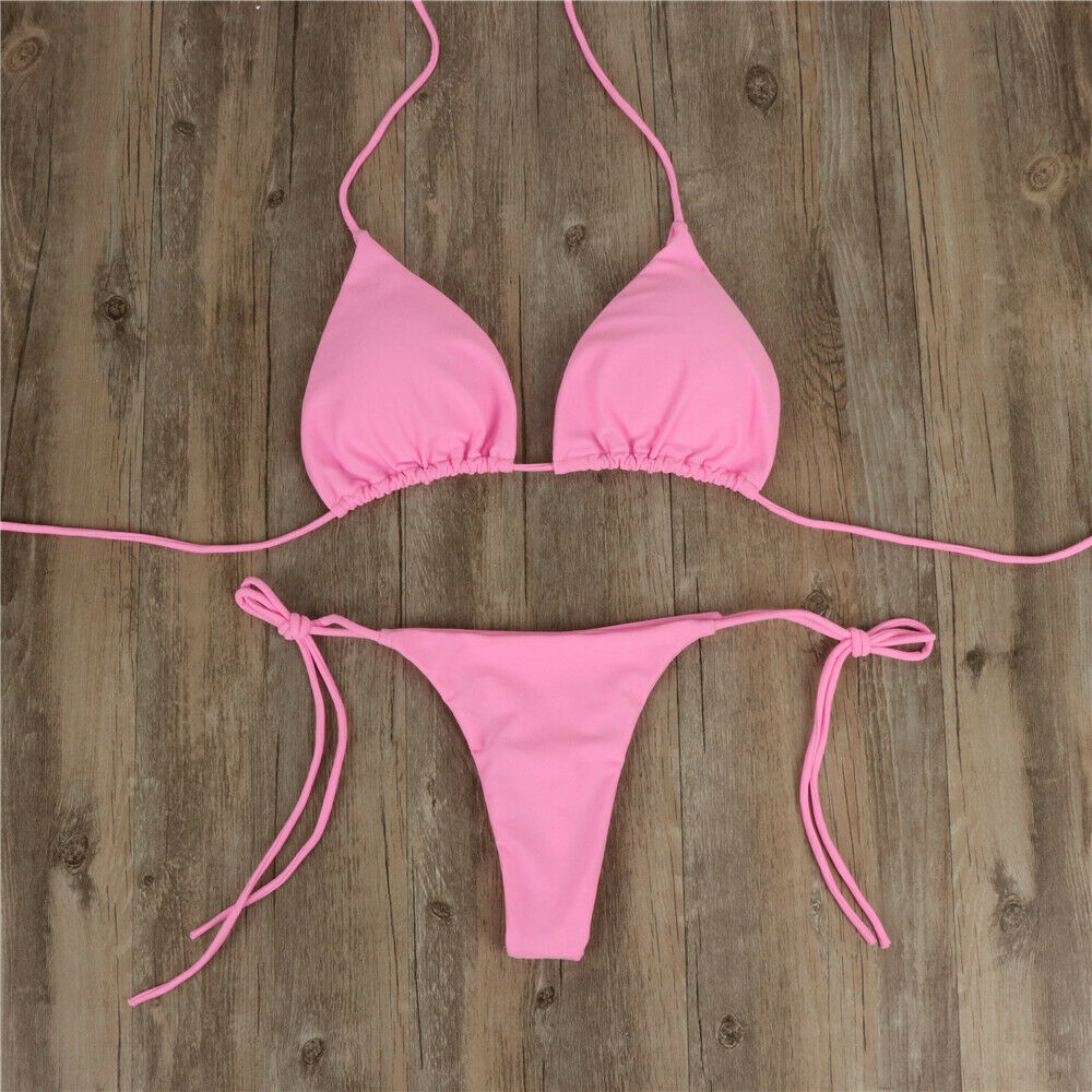 Brazilian Push Up Padded Thong Bikini Set