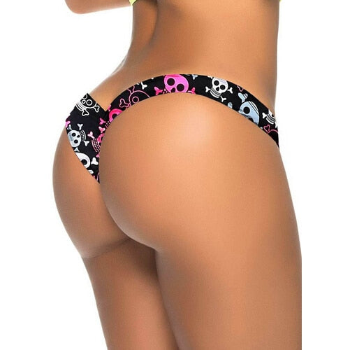 Hot Sexy Thong Bikini Swimwear Women Thong Bathing Suits Swimsuit Brazilian Biquini Fashion Thong Bikinis Thong Swimming Suit