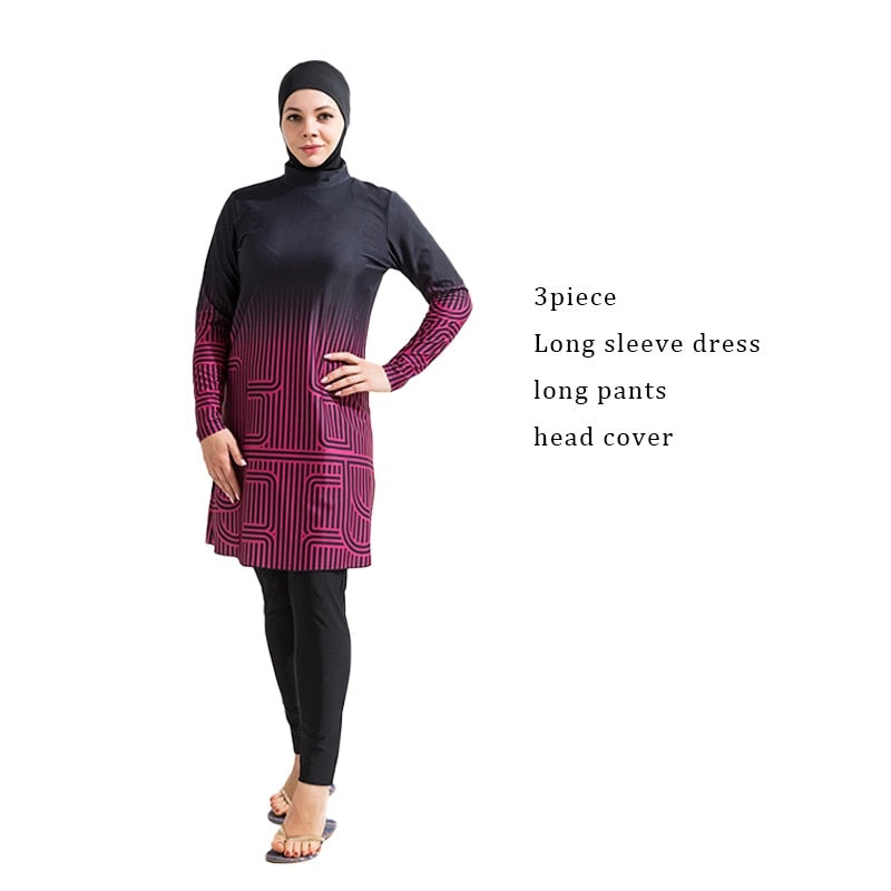 Muslim Swimming Suit For Women Cover Ups Swimwear Abaya Abayas Hijab Long Sleeve Modest Swimsuit Burkini Islamic Designer Hijabs