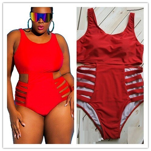 Plus Size Swimsuit Large Swimwear Women 2022 Woman 1 One Piece Bathing Suits Trikinis Swimsuits Beach Female Chubby Maio 2023