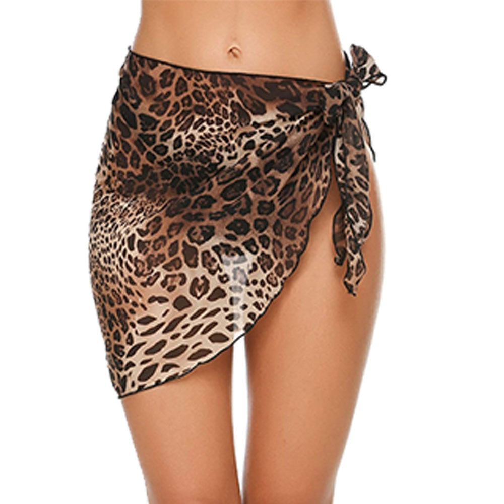 Sheer Chiffon Beach Sarong Wrap Skirt