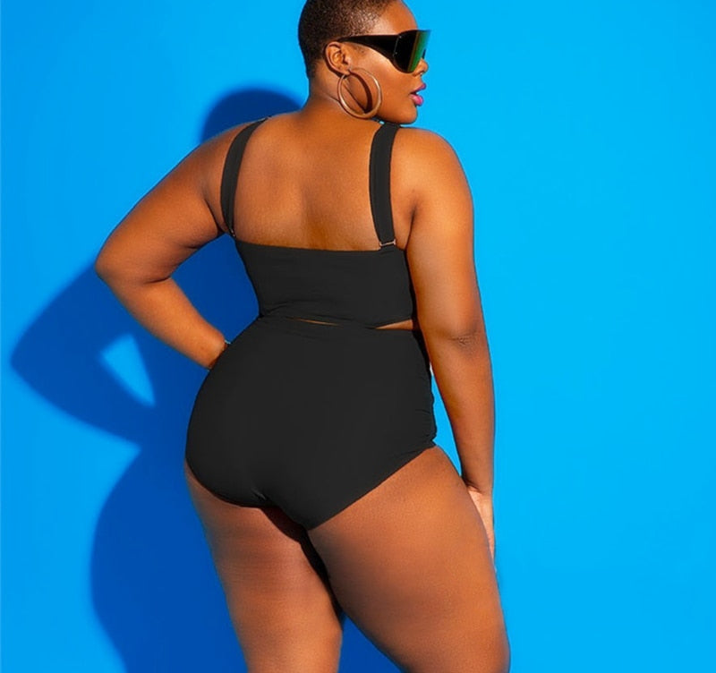 Plus Size Swimsuit Large Swimwear Women 2022 Woman 1 One Piece Bathing Suits Trikinis Swimsuits Beach Female Chubby Maio 2023