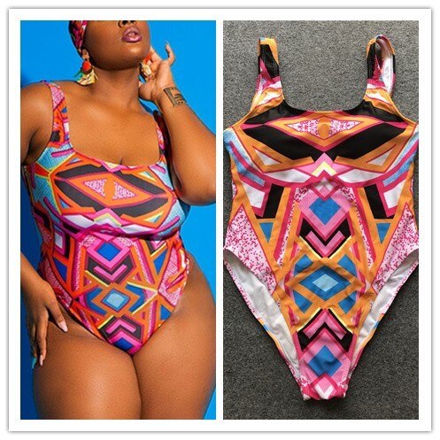 Plus Size Swimsuit Large Swimwear Women 2022 Woman 1 One Piece Bathing Suits Trikinis Swimsuits Beach Female Chubby Maio 2023