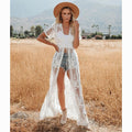 Crochet Knit Beach Cover Up Dress