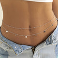 Butterfly Stainless Steel Belly Waist Chain