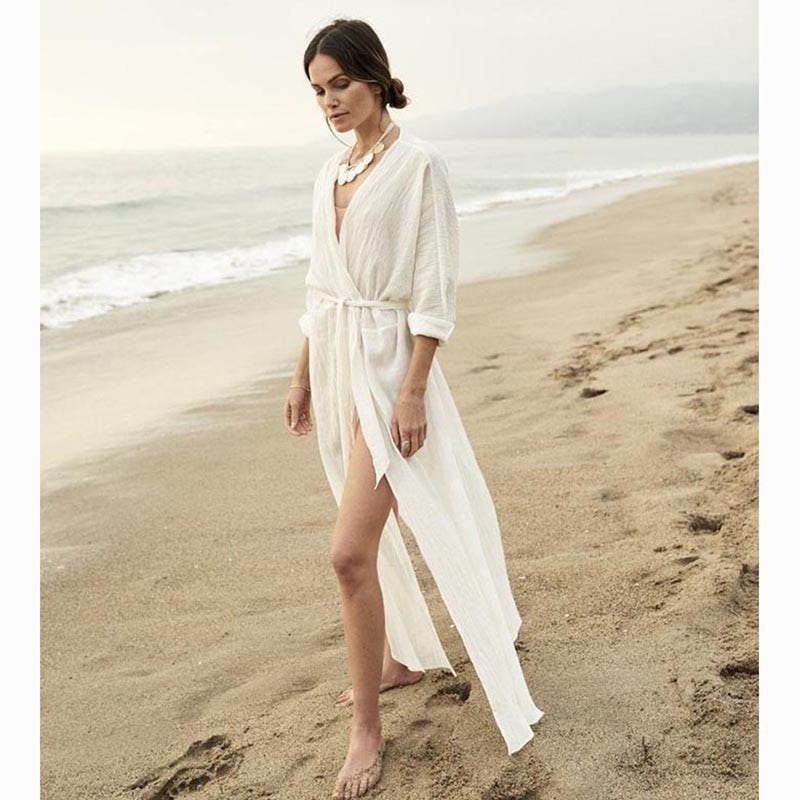 Crochet Knit Beach Cover Up Dress
