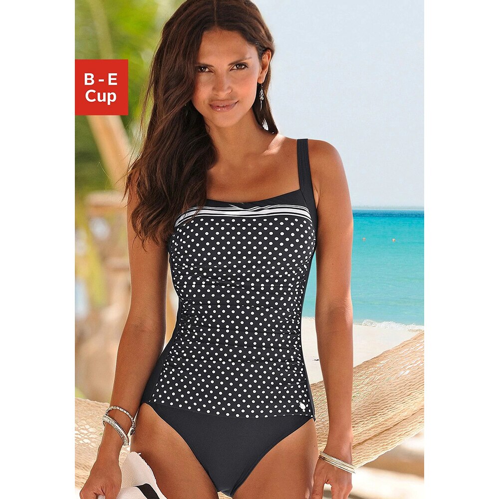 Women One Piece Bikinis Striped Swimwear Black Swimsuits Female Slimming Beach Wear Summer Bathing Suits
