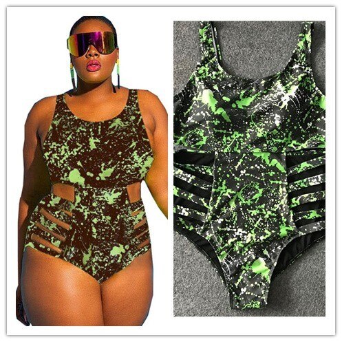 Plus Size Swimsuit Large Swimwear Women 2022 Woman 1 One Piece Bathing Suits Trikinis Swimsuits Beach Female Chubby Maio 2023